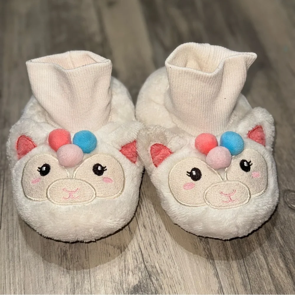 ☀️6/$20☀️ Colorful Alpaka Toddler Slippers